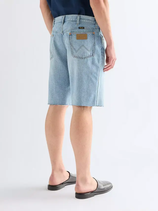 Wrangler Ανδρικό COWBOY Denim Shorts 112378439 - Washed Blue - 30 2