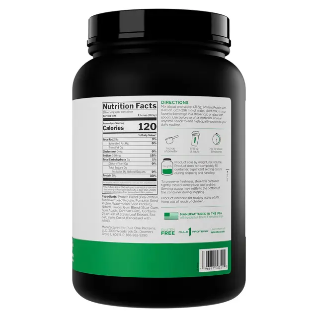 Rule1 Plant Protein Café Mocha, 1.5 lbs 2