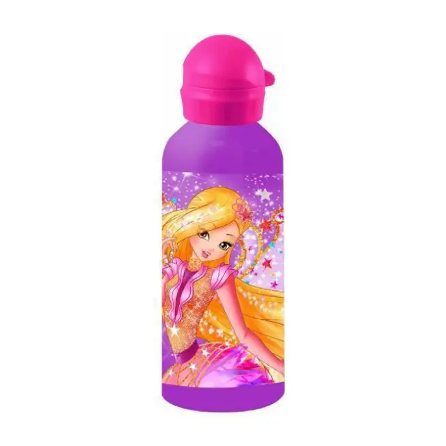 Diakakis Παγούρι Αλουμινίου 500ml Winx Φούξια (000502265)