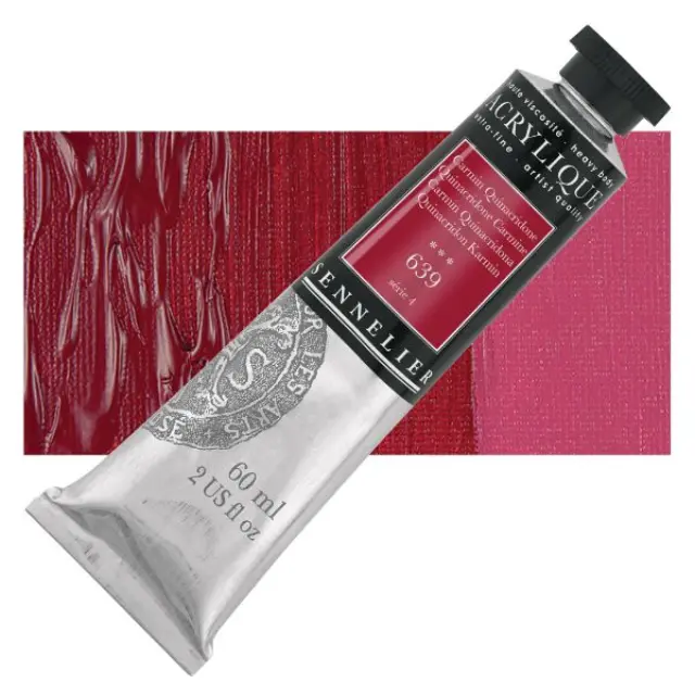 Ακρυλικό Sennelier Extra Fine - 639 Quinacridone Crimson S4 - 60ml