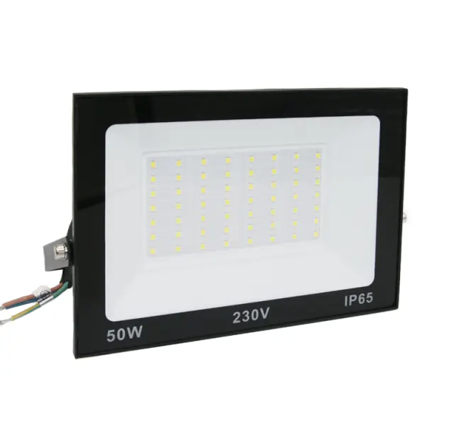 ΠΡΟΒΟΛΕΑΣ LED 50W 230V 4000K IP65 ΜΑΥΡΟΣ