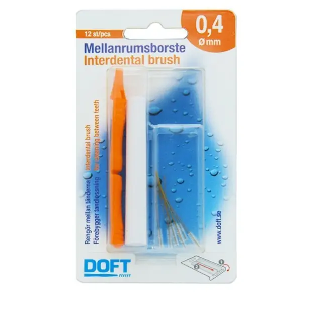 Doft Interdentals Μεσοδόντια Βουρτσάκια 0.4, 12 τεμάχια
