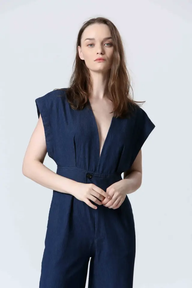 SEE U SOON JUMPSUIT (S25191230-BLUE) - S 3