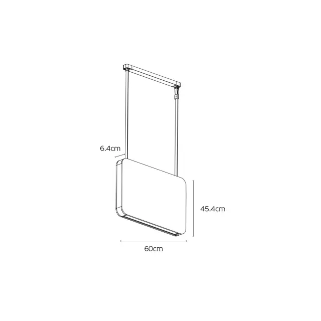 Mute Ηχομονωτικό φωτιστικό Led Up/Down 3000K 22W 3200lm Dimmable μπλε 2
