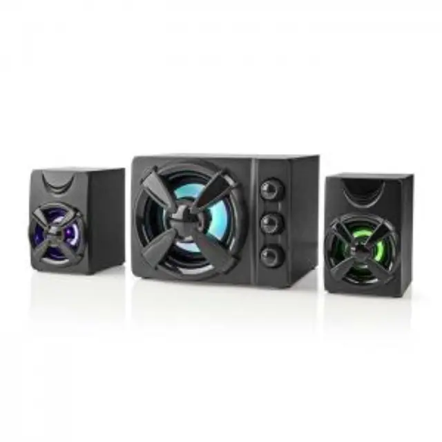 Στερεοφωνικά ηχεία gaming 2.1 με φωτισμό LED, 33W. 2