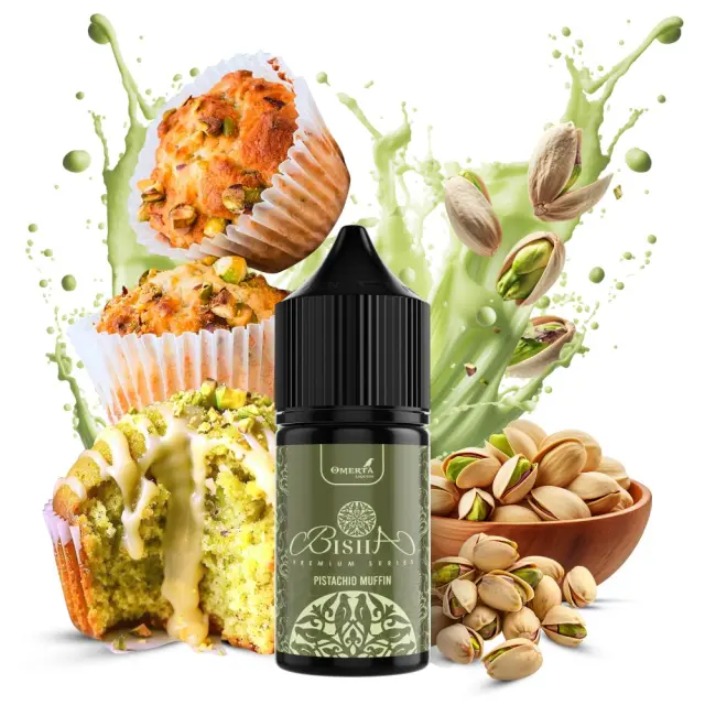 Pistachio Muffin 5ml (30ml) - Bisha Premium by Omerta