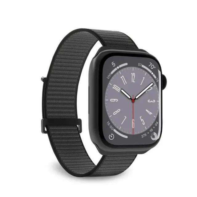 Puro Sport Λουράκι Υφασμάτινο Μαύρο (Apple Watch Ultra 49mm)