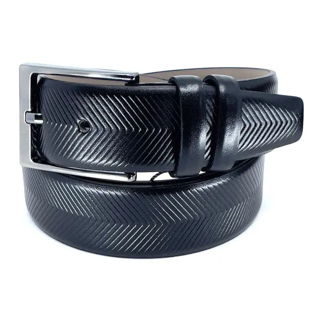 Μαύρη Ζώνη P.U. Leather 3,5 cm - 135cm