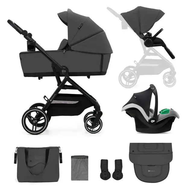 Kinderkraft Yoxi Πολυκαρότσι 3 σε 1 Moonlight Grey