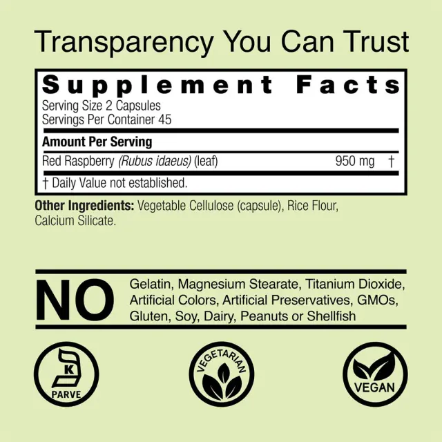 Nature's Answer Red Raspberry 2