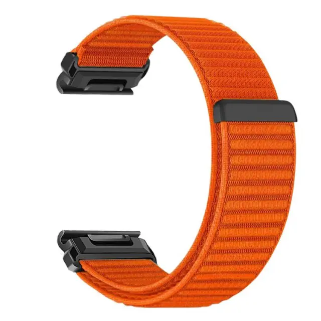 Nylon Λουράκι για Garmin Fenix 3/5x/3hr/5x Plus/6x/6x Pro/7x/8/9 (51mm)-Orange OEM 2