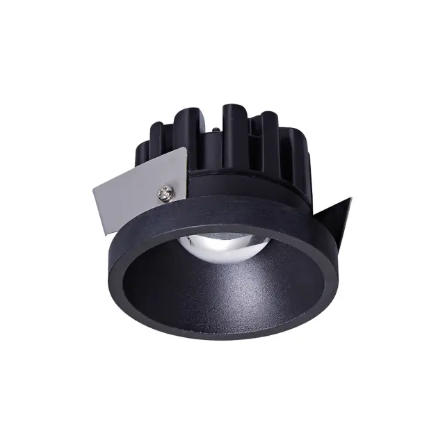 Poc 04435/B/W/68 Χωνευτό φωτιστικό οροφής led 6W 3000K IP44 ø6.8cm μαύρο Άσπρο 2