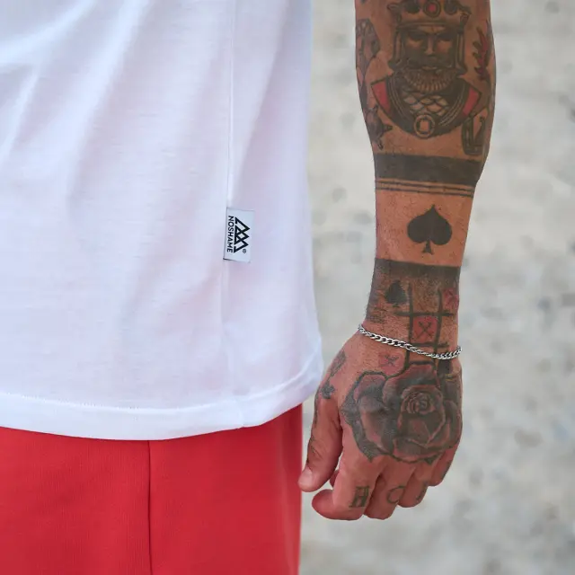T-shirt Noshame® Λευκό Oversized - 112594 - XXL 3