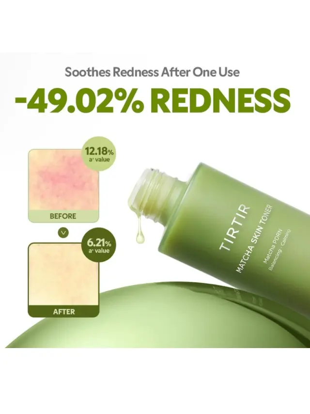 Tirtir Matcha Skin Toner Καταπραϋντικός & Ενυδατικός Ορός Προσώπου με Matcha PDRN, 150ml 3