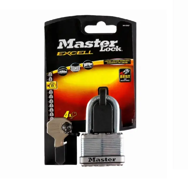 Λουκέτο MASTER LOCK EXCELL Βαρέου τύπου μακρύλαιμο - 45mm M1DLF