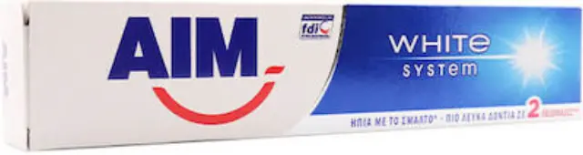 AIM Οδοντόκρεμα White System 75ml