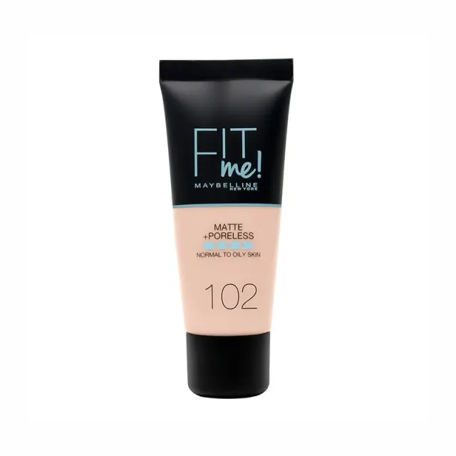 Maybelline Fit Me Matte & Poreless Foundation 102 Fair Ivory 30ml