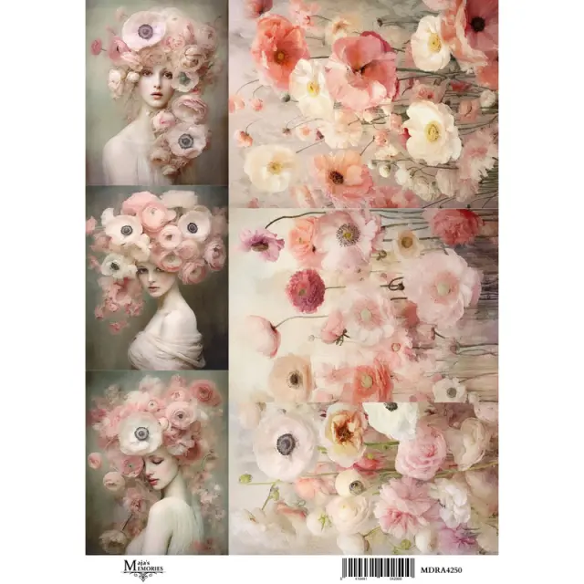 Ριζόχαρτο Maja's Memories, 22.5x32cm, Flower Portraits, MDRA4250