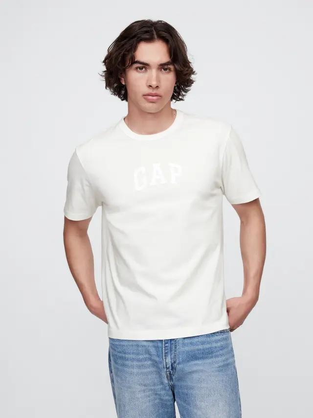 Μπλούζα με Λογότυπο Gap Arch NEW OFF WHITE V2 - XL