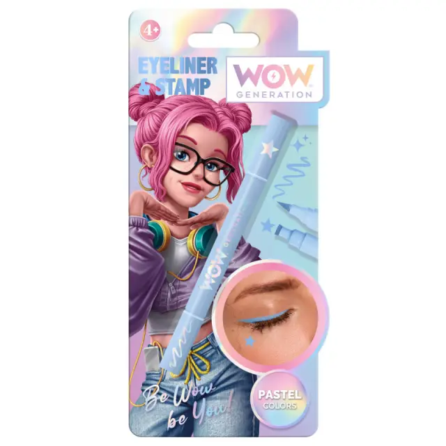Eyeliner Wow Generation με σφραγίδα παστέλ χρώματα