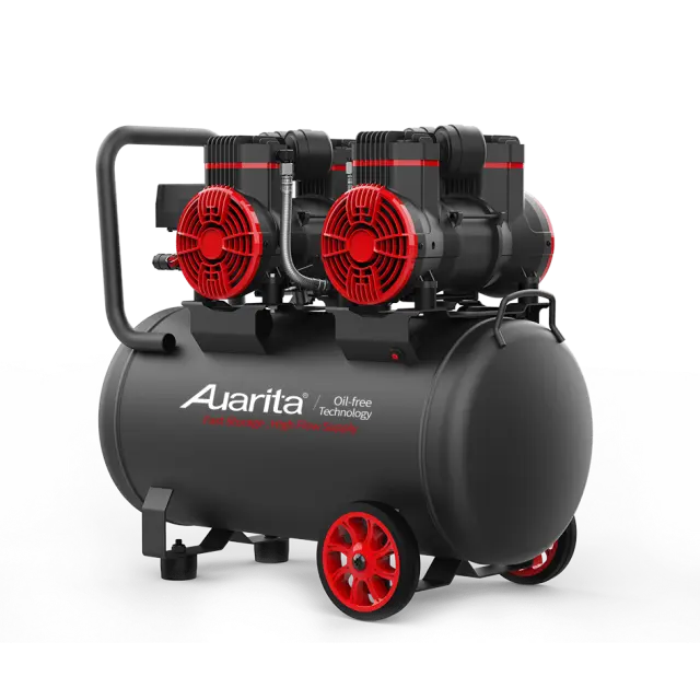 Αεροσυμπιεστής 4 hp 50 lt 220V αθόρυβος AUARITA