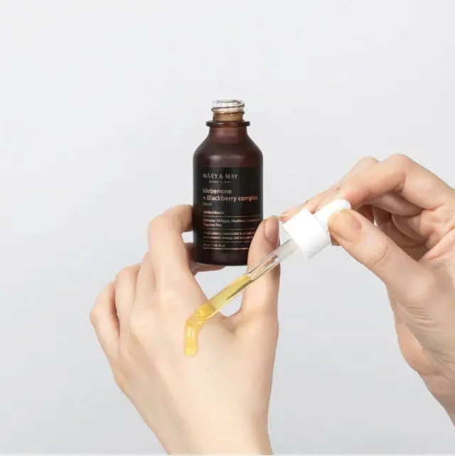 Mary & May Idebenone + Blackberry Complex Serum Προσώπου για Αποτοξίνωση 30ml 3