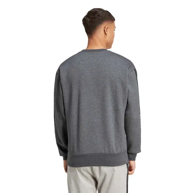 adidas Sportswear Men's 3Stripes Fleece Sweatshirt Γκρι Σκούρο JW4309 (adidas Sportswear) 2
