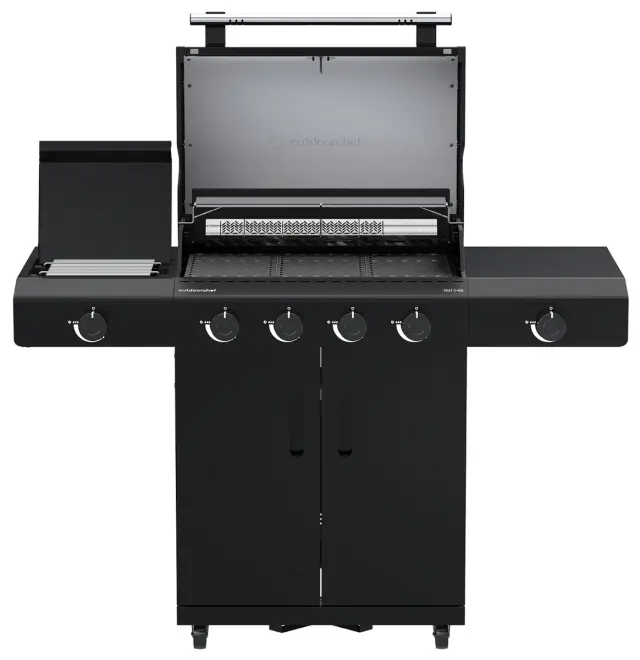 Ψησταριά Υγραερίου Outdoorchef Heat C-435 RB με πλευρική εστία υπέρυθρων, ισχύ 12.4kW + 4.4kW + 3.6kW και διαστάσεις 145x63x119cm18.128.94 3