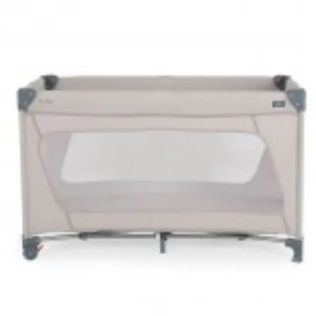 Cangaroo One Touch Παρκοκρέβατο με Στρώμα Γκρι 120x60cm Light grey