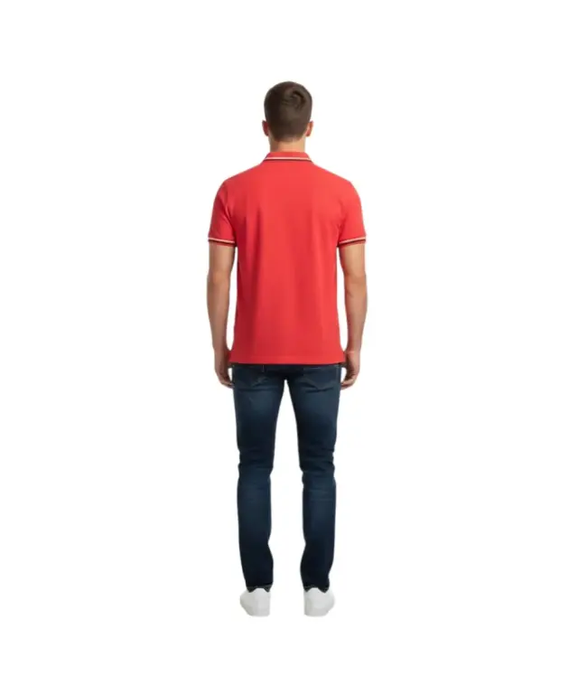 Cavalli Class - Ανδρικό Polo T-shirt QXT64TKB002-02000 Κόκκινο 2