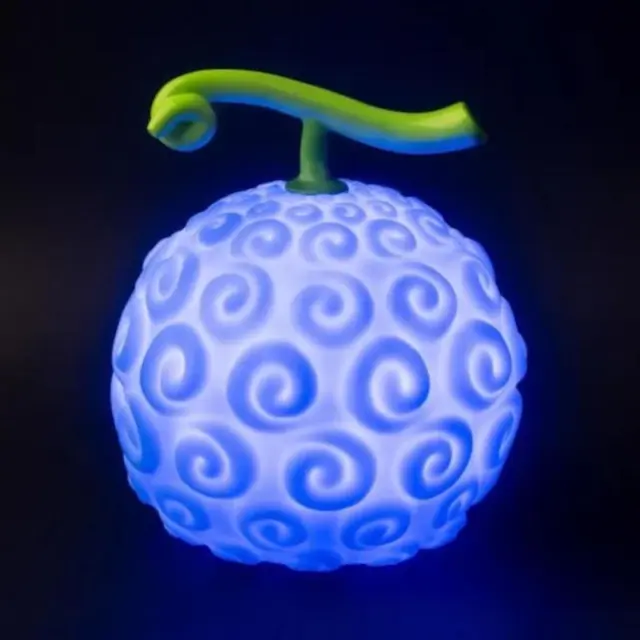 Φωτιστικό Μπλε One Piece - Gum Gum Fruit - Decorative Lamp 16.5cm