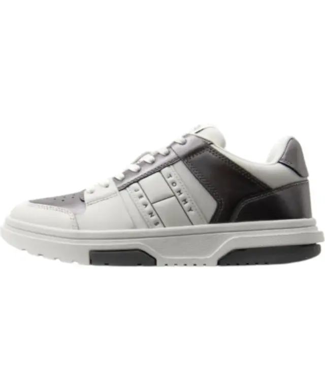 Tommy Hilfiger - Γυναικεία Sneakers Th The Brooklyn Metallic EN0EN02591-TRH Λευκό 2
