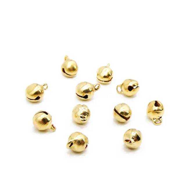 Κουδουνάκι Μεταλλικό Χρυσό 9.5x8x7mm - 40τεμ