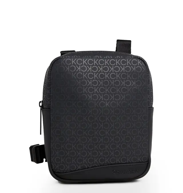 Τσαντάκι χιαστί CALVIN KLEIN Rubberized Reporter 11227 Μαύρο