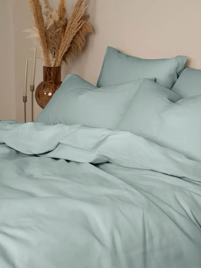 Σετ Σεντόνια Cotton Feelings 105 Aqua Διπλό (200x270) Sunshine
