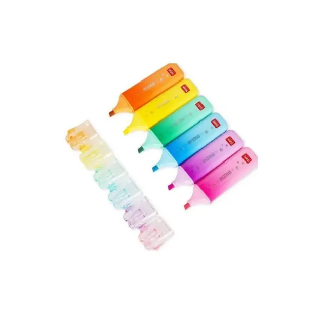 Legami Μαρκαδόροι Υπογράμμισης / Highlighters: Meow (6 χρώματα) - Μωβ 3