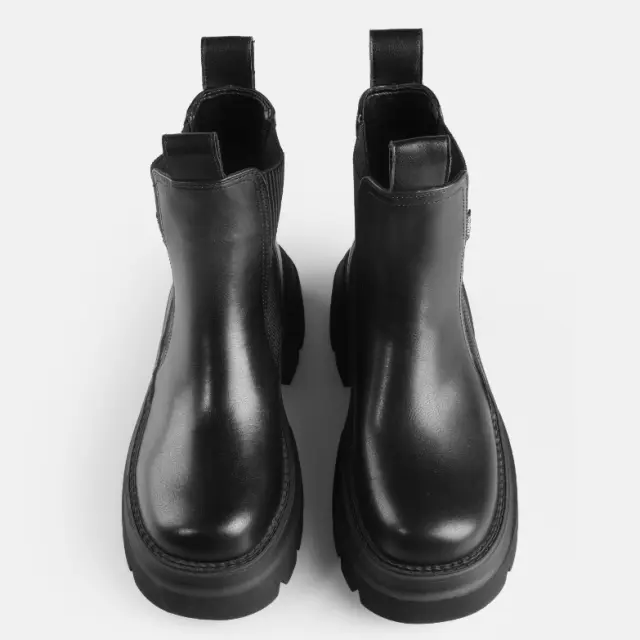 Γυναικεία Μποτάκια Buffalo Mave Chelsea BN1270155 Μαύρα Μαύρο - 37 3