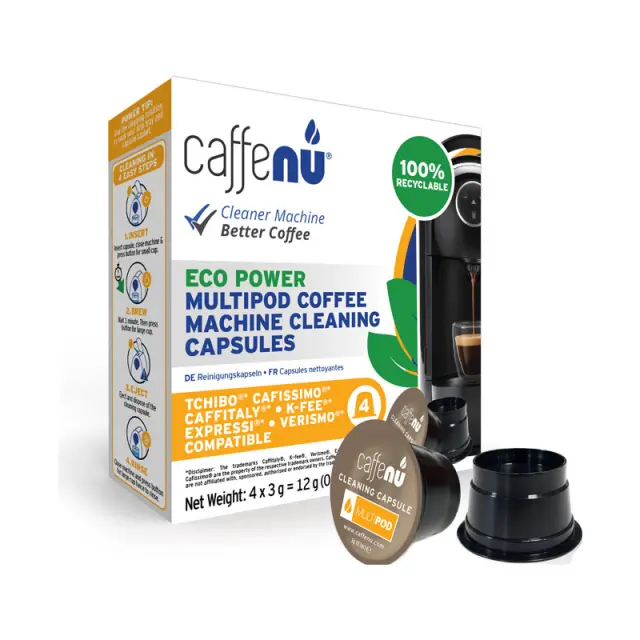 Caffenu Multipod Caffitaly κάψουλες καθαρισμού - 4 τεμ.