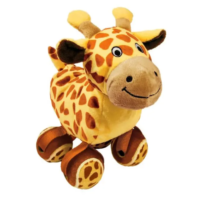 Kong Παιχνίδι Ανάκτησης με Ήχο για Σκύλους Tennis Shoes Giraffe/L 22.86x0x9.53cm Μονόχρωμο 3