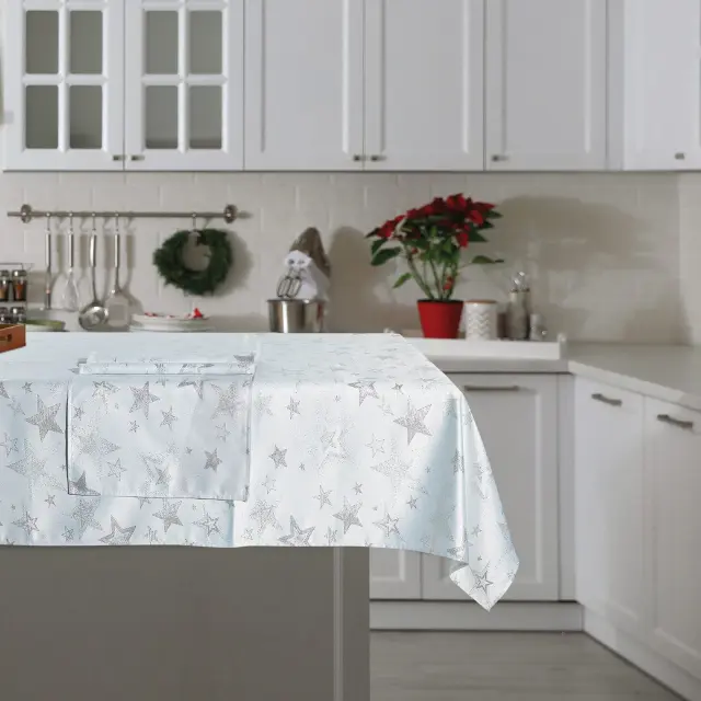 Xmas Runner 45x140 Ιβουάρ-Ασημί 0719 Das Home 2