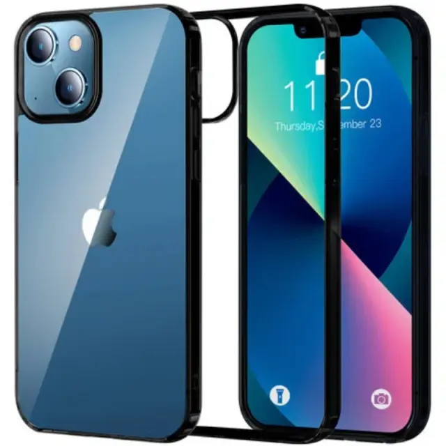 UNIQ Accessory iPhone 13 & iPhone 14 - Premium TPU Backcover - Black