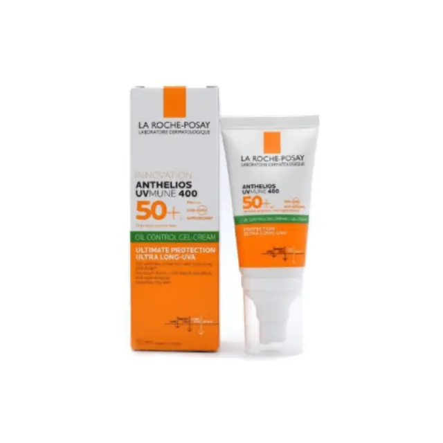 La Roche Posay | Anthelios UVMUNE 400 Oil Control Gel Cream SPF50+ | Αντηλιακή Κρέμα Προσώπου για Ματ Αποτέλεσμα | 50ml