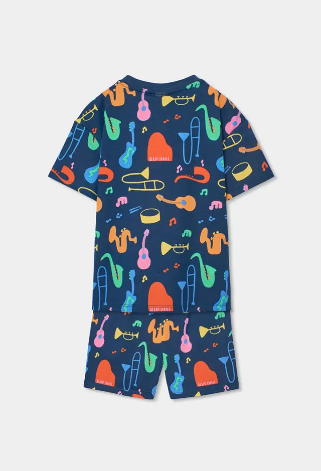 Boboli Knit pyjamas με τύπωμα για αγόρι 683018-9776 2