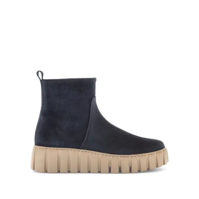 Gabor Μποτάκια Γυναικείο δέρμα Nubuck Μπλέ GAB/76780 46-D/BLUE