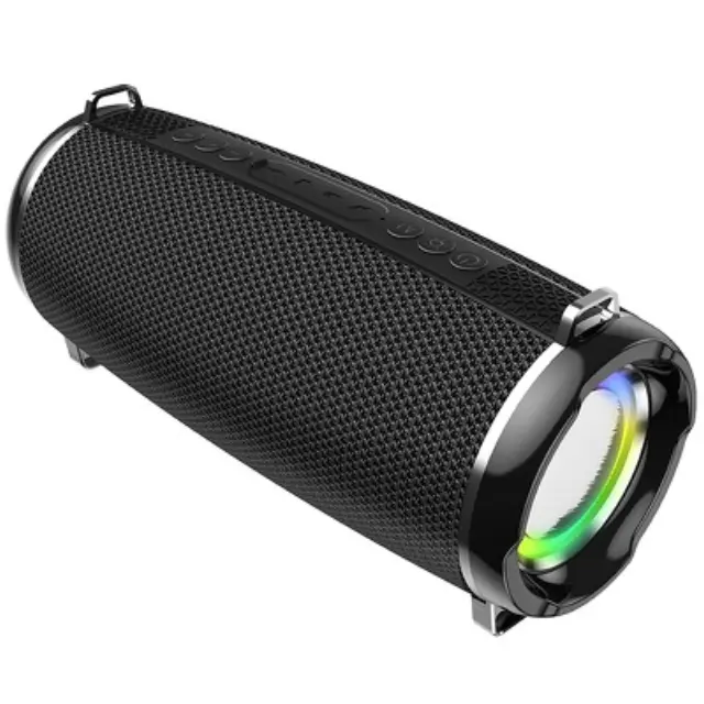 Φορητό Ηχείο Wireless Hoco HC2 Xpress TWS Μαύρο v5.0 10W 2400mAh IPX5 Ενσωματωμένο Μικρόφωνο FM USB AUX θύρα Micro SD και LED Φωτισμό 2
