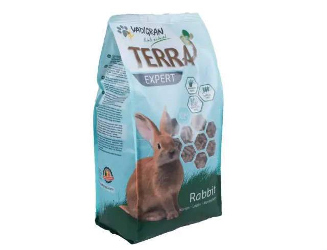 Vadigran Terra Expert Timothy Rabbit Πλήρης Τροφή με Ξηρό Χόρτο για Κουνέλια 2kg 3
