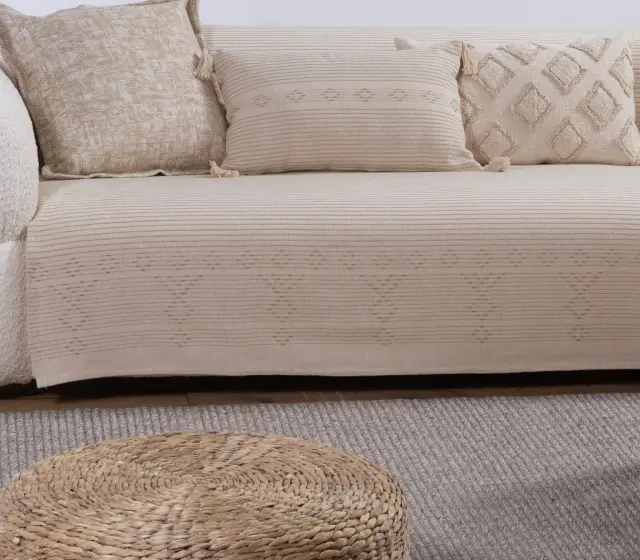 ΡΙΧΤΑΡΙ ΠΟΛΥΘΡΟΝΑΣ RESAN 180Χ180 NEF-NEF HOMEWARE BEIGE