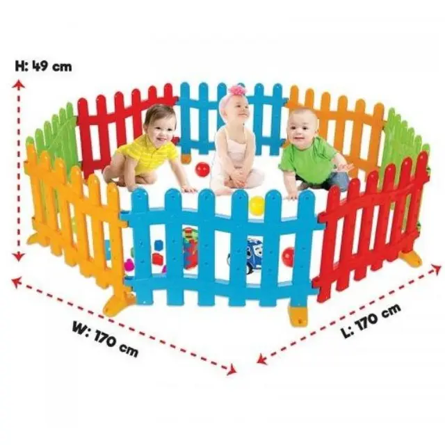 Pilsan Handy Fence Πλαστικός Φράχτης για Μωρά με 8 Πάνελ 12+ Μηνών 2