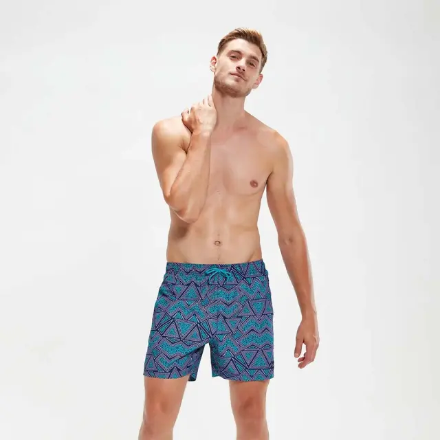 Speedo Men's Printed Leisure 16inch Watershort Μωβ 81283714266 (Speedo)