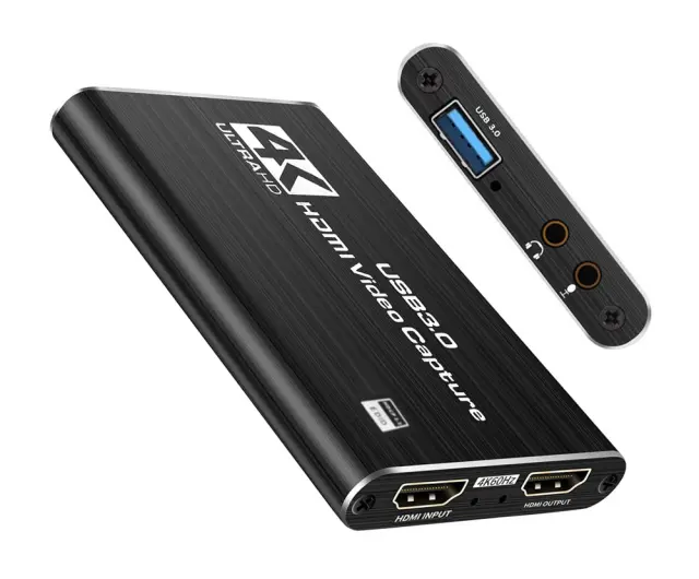 Powertech USB 3.0 HDMI Video Capture 4K Ultra HD (CAB-H164)